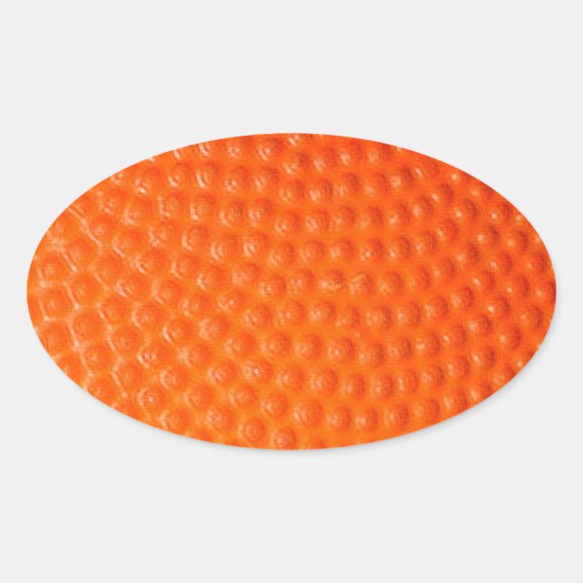 Basketballschuh Ovaler Aufkleber (Vorderseite)