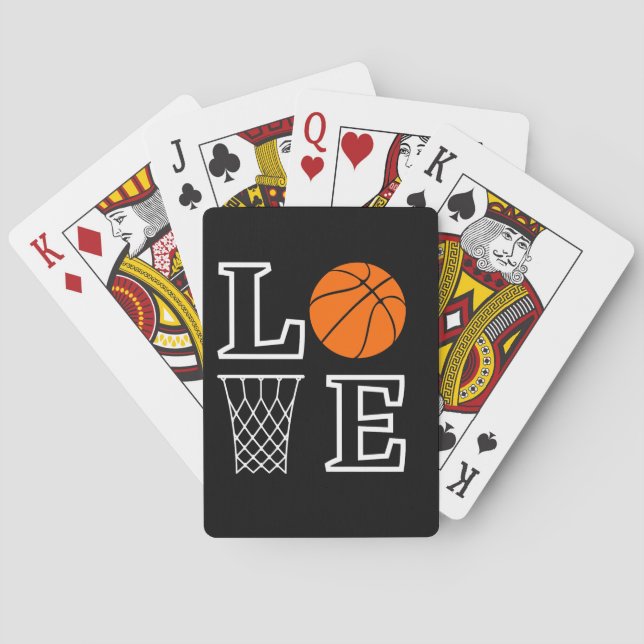 Basketballschuhe, Basketball-Spielergeschenk Spielkarten (Rückseite)