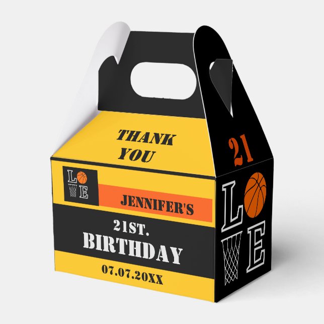 Basketballschuhe, Basketballspielgeschenk, Geburts Geschenkschachtel (Vorderseite)