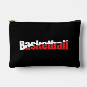 Basketballspieler Abstract Swish - Wortkunst Zubehörtasche