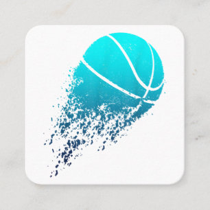 Basketballspieler Bball Fan Baller Sport Quadratische Visitenkarte