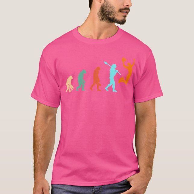 Basketballspieler - Evolution T-Shirt (Vorderseite)