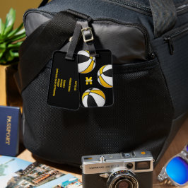 Basketballspieler Gepäckanhänger