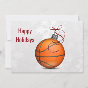 Basketballspieler Holiday Grußkarten Feiertagskarte