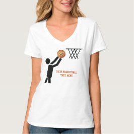 Basketballspieler nach Ball T-Shirt