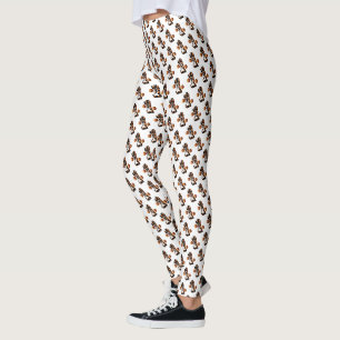 Basketballspieler Nummer eins mit Basketball, Leggings