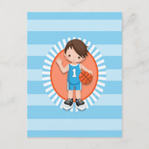 Basketballspieler Postkarte