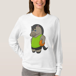 Basketballspieler Reiter Basketball T-Shirt