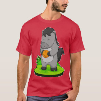 Basketballspieler Reiter Basketball T-Shirt