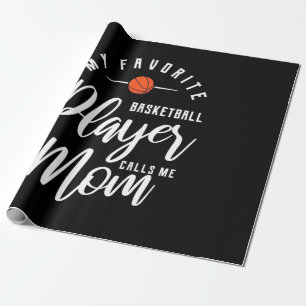 Basketballspieler ruft mich Mama an Geschenkpapier