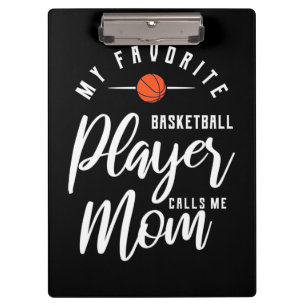 Basketballspieler ruft mich Mama an Klemmbrett