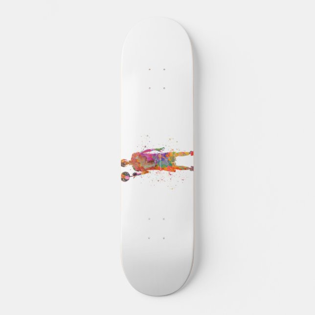Basketballspieler Skateboard (Vorderseite)
