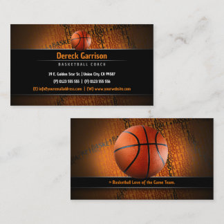 Basketballspieler | Sportwagen Visitenkarte