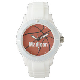 Basketballspieler/Trainer für individuelle Textspo Armbanduhr