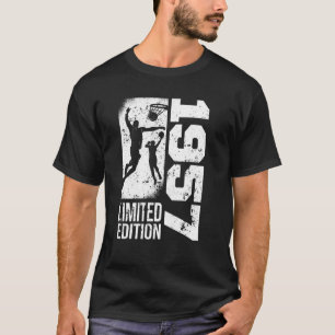 Basketballspieler Vintag geboren 1957 Geburtstagsk T-Shirt