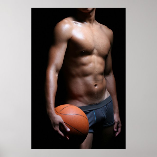 Basketballspieler W6 Poster (Vorne)