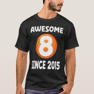 Basketballspieler zum 8. Geburtstag T-Shirt