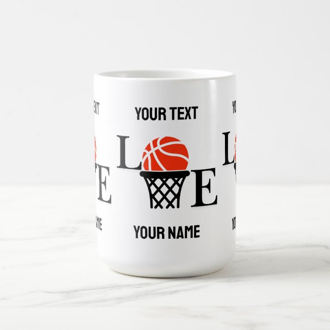 Basketballspielerin Mädchen, Basketball Mädchen Ge Kaffeetasse (Mittel)