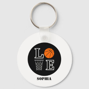 Basketballspielerin Mädchen, Basketball Mädchen Ge Schlüsselanhänger