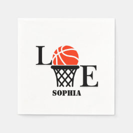 Basketballspielerin Mädchen, Basketball Mädchen Ge Serviette