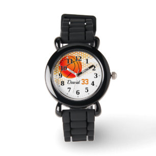 Basketballspielnummer Funny Personalizable Armbanduhr