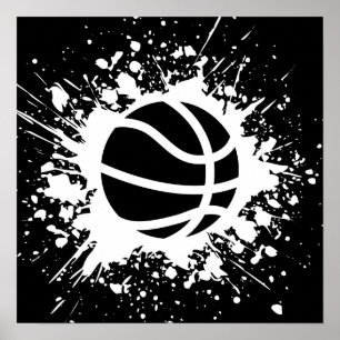 Basketballsplatz Poster