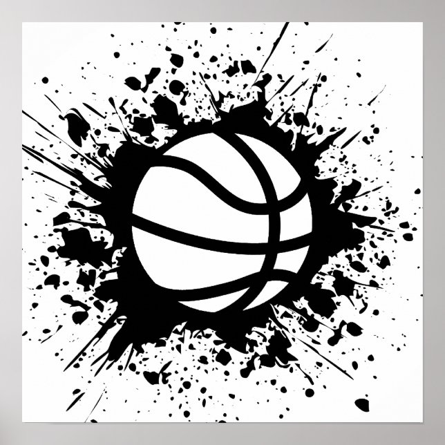 Basketballsplatz Poster (Vorne)