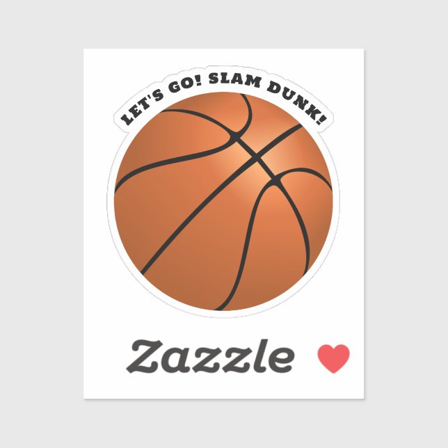 Basketballsport Aufkleber (Blatt)