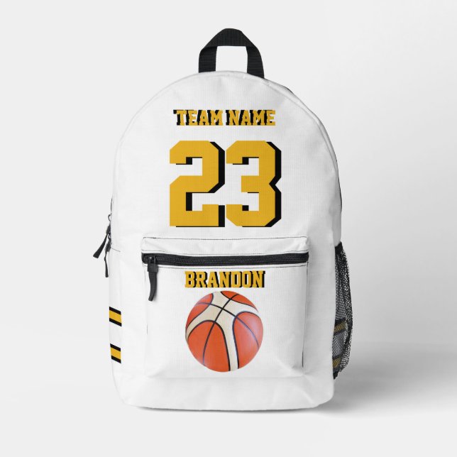 Basketballsport mit Rucksack-Jungen Bedruckter Rucksack (Vorderseite)