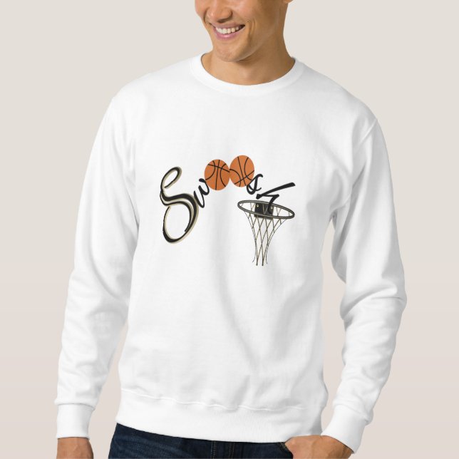 BasketballSwoosh Sweatshirt (Vorderseite)
