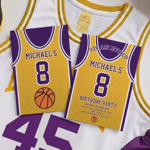 Basketballteam Einladung zum Geburtstag