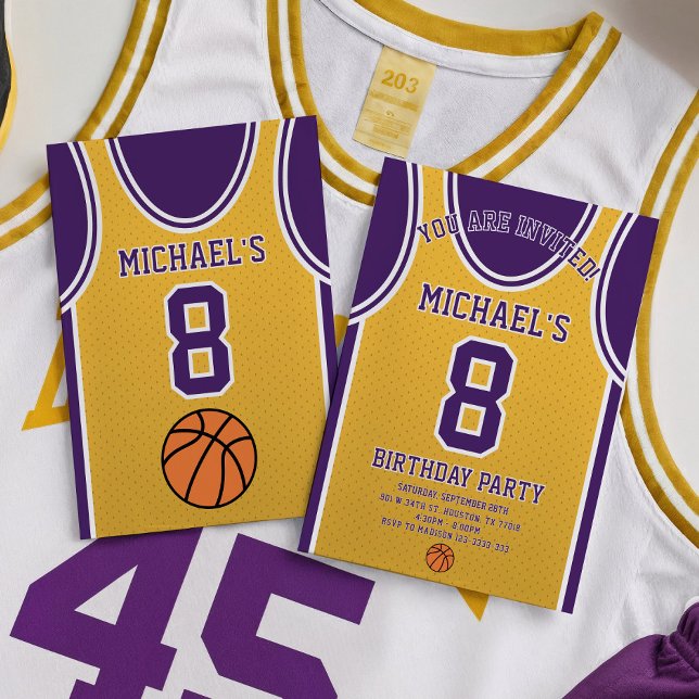 Basketballteam Einladung zum Geburtstag (Von Creator hochgeladen)