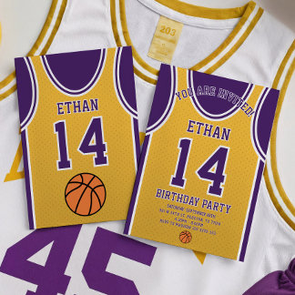 Basketballteam Einladung zum Geburtstag