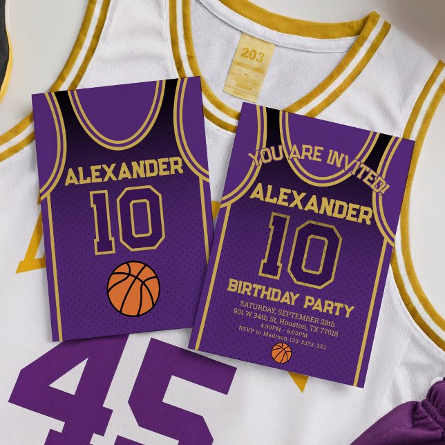 Basketballteam Einladung zum Geburtstag (Von Creator hochgeladen)