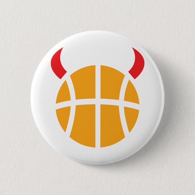 Basketballteufel Button (Vorderseite)