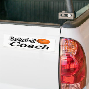 Basketballtrainer Autoaufkleber