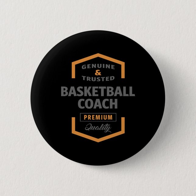 Basketballtrainer Button (Vorderseite)