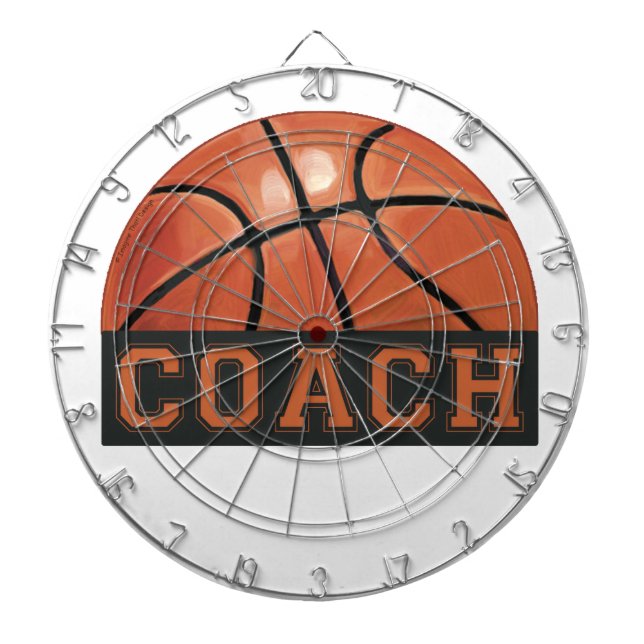 Basketballtrainer Dartscheibe (vorne)