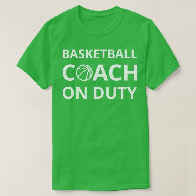Basketballtrainer I T-Shirt (Design vorne)