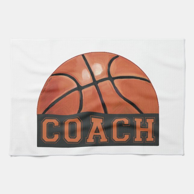Basketballtrainer Küchentuch (Horizontal)