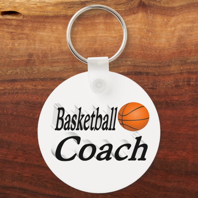 Basketballtrainer Schlüsselanhänger (Vorderseite)
