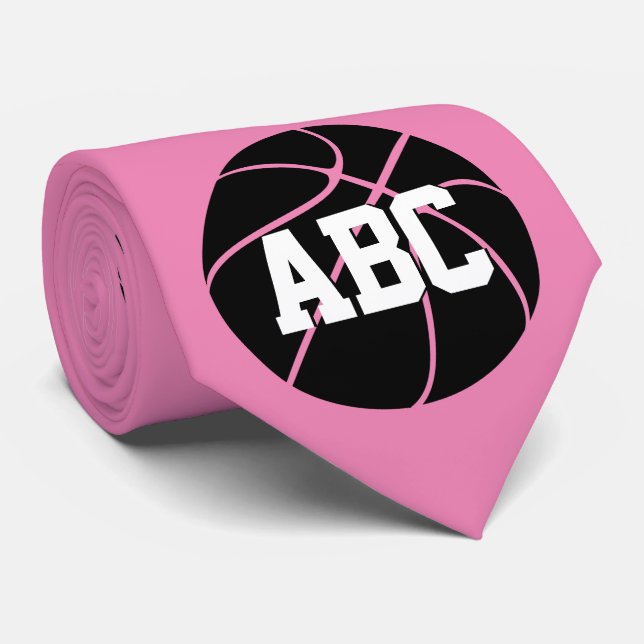 Basketballtrainer/Spieler - Farbe/Buchstaben des M Krawatte (Gerollt)