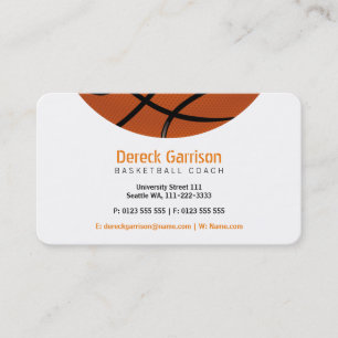 Basketballtrainer   Sport Visitenkarte
