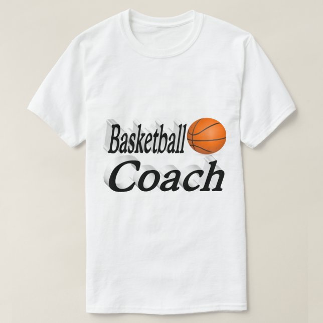 Basketballtrainer T-Shirt (Design vorne)