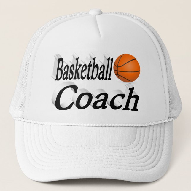 Basketballtrainer Truckerkappe (Vorderseite)