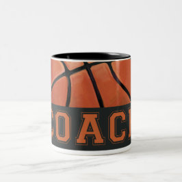 Basketballtrainer Zweifarbige Tasse