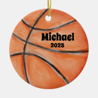 Basketballverzierung, Ornament, Kinder Sport Keramik Ornament