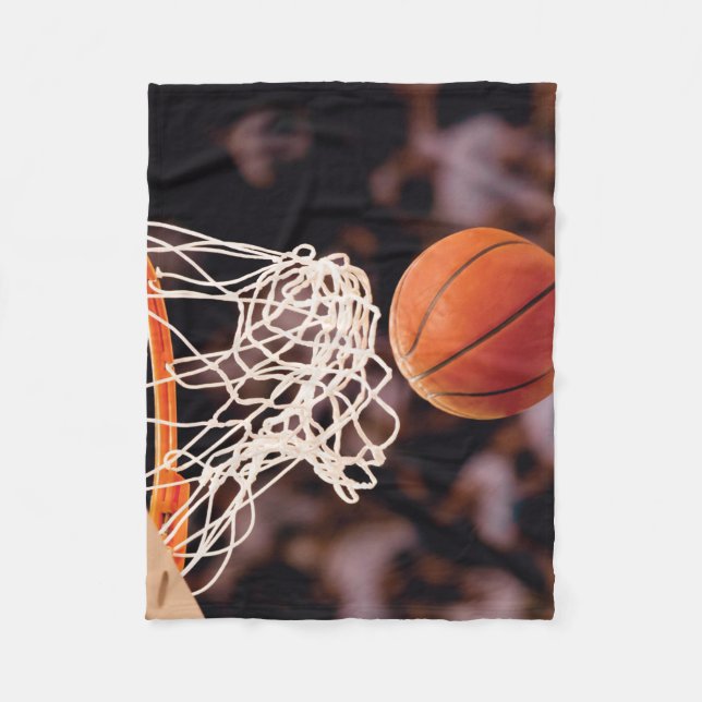 Basketballwertung Fleecedecke (Vorderseite)