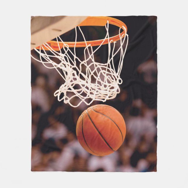 Basketballwertung Fleecedecke (Vorderseite)