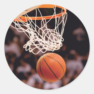 Basketballwertung Runder Aufkleber